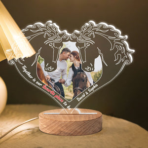 Couple, Together Is Our Favorite Place To Be, Personalized 3D Led Light, Valentine Gift, Couple Gift, 03OHPO211223 - Led Night Light - GoDuckee