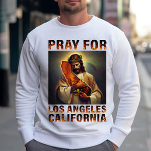 Pray For Los Angeles California Strong Shirt 08ohqn100125 - Shirts - GoDuckee