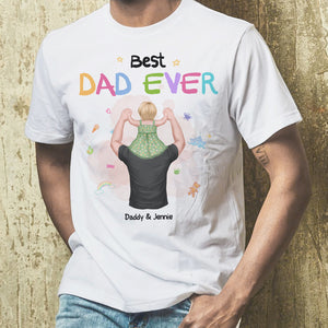 Personalized Dad Shirt Best Dad Ever, Gift For Dad - Shirts - GoDuckee
