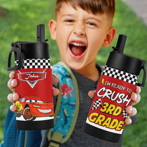 I'm Ready To Crush, Gift For Kids, Personalized Tumbler, Car Lover Kids Tumbler, Back To School Gift 04HUHN070723 - Kid Tumbler - GoDuckee