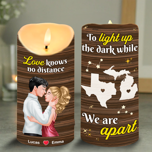 Custom Map Gifts For Couple LED Candle 02kapu311224pa - Led Candle - GoDuckee