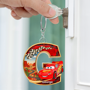 Car Keychain - Personalized Gifts For Cartoon Lover 02OHPU010725 - Keychains - GoDuckee