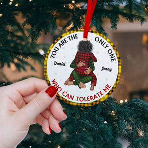 You Are The Only One, Couple Gift,Personalized Ceramic Ornament, Naughty Couple Ornament, Christmas Gift 01NAHN180923HH - Ornament - GoDuckee