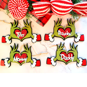 Christmas Ornament-Personalized Wood Ornament -Gift For Family- Christmas Gift- PW-2LWORM-02acqn210923 - Ornament - GoDuckee