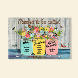 Personalized Gifts For Grandma Canvas Print 02HUDT220324 Mother's Day - Canvas Print - GoDuckee