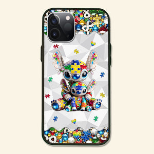 Personalized Gifts For Autism Mom Phone Case, Cute Character 01TGMH210325 - Phone Case - GoDuckee