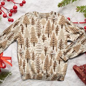 Christmas Embroidery Seamless Pattern, Xmas Shirt, Gift For Christmas - AOP Products - GoDuckee