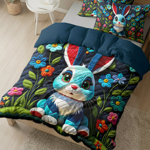 Gifts For Rabbit Lovers Quilt Bed Set 03HULU170125 - Blanket - GoDuckee