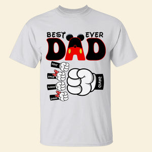 Best Dad Ever- Personalized Shirt-Gift For Dad/ Gift For Mom- Family Shirt-01qnqn180423 - Shirts - GoDuckee