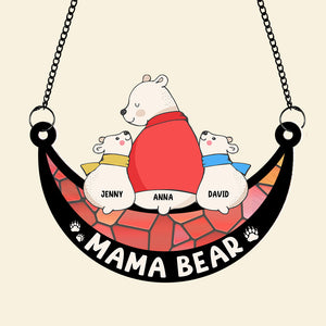 Personalized Gifts For Mom Suncatcher Window Hanging Ornament 01natn250424 - Ornaments - GoDuckee