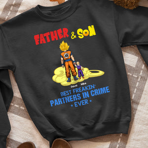 Cool Dad & His Partner In Crime For Life Personalized Shirts-03QHHN010623HH - Shirts - GoDuckee