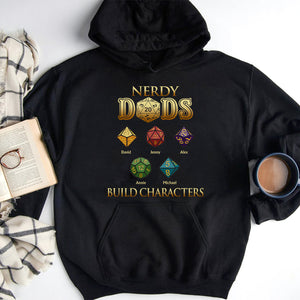 Nerdy Dads, Gift For Dad, Personalized Shirt, Dad And Kids Shirt, Father's Day Gift 01DNHN170523 - Shirts - GoDuckee