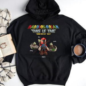 This Is The "Here We Go" Way, Gift For Dad, Personalized Shirt, Dad And Kids Shirt 02HTHN181223 - Shirts - GoDuckee