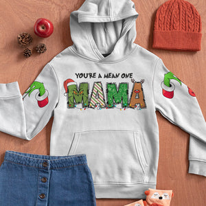 You're A Mean One, Gift For Family, Personalized 3D Shirt, Ornament Custom Name Shirt, Christmas Gift 04NAHN280823 - AOP Products - GoDuckee