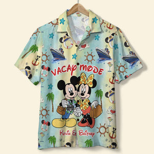 Personalized Gifts For Couple Hawaiian Shirt Cruising Vacation Couple 07QHDT170224 - Hawaiian Shirts - GoDuckee