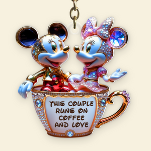 Mouse Couple Keychain - Personalized Gifts For Couple 02tgpu030525 - Keychains - GoDuckee