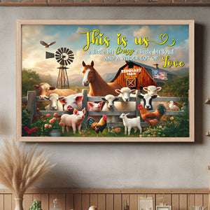 Personalized Gift For Farmer Family Canvas Print, Happy Farm Life 01qhtn131224 - Poster & Canvas - GoDuckee
