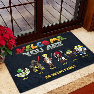 Welcome You Are, Gift For Family, Personalized Doormat, Movie Game Doormat 01HTHN141223 - Doormat - GoDuckee