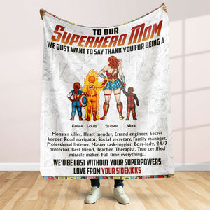 Personalized Gifts For Mom Blanket 02HTHN290324PA Mother's Day - Blankets - GoDuckee