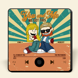 Custom Music Gifts For Couple Fridge Magnet Love Style y2k 10xqpu271224hg - Fridge Magnet - GoDuckee