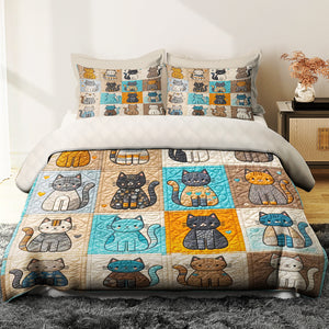Gifts For Cat Lovers Quilt Bedding Set 03HUDT210125 - Blanket - GoDuckee