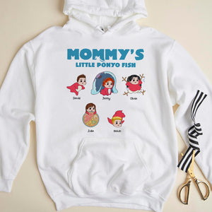 Personalized Gifts For Mom Shirt Mommy's Little Fish 06HTHN290224 - 2D Shirts - GoDuckee