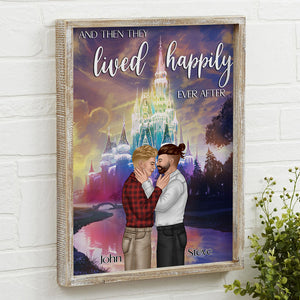 Couple And They Lived Happily Ever After 01dnpo120623 Personalized Canvas Print - Poster & Canvas - GoDuckee