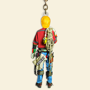 Lineman Keychain - Personalized Gifts For Lineman 07HUPU080725 - Keychains - GoDuckee