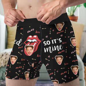 Personalized Gifts For Couple Boxer I Licked It So It Is Mine - Boxer Briefs - GoDuckee