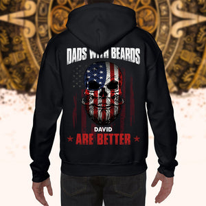 Dads With Beards Are Better, Personalized Shirt, Gift For Dad, Father's Day Gift - Shirts - GoDuckee