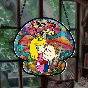 Personalized Gifts For Couples Acrylic Suncatcher Love You So Mush 04TGMH191224HG - Ornament - GoDuckee