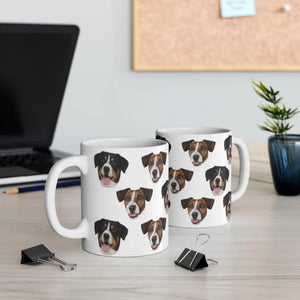 Custom Pet's Face Photo, Personalized Coffee Mug, Gift For Pet Lovers - Coffee Mug - GoDuckee