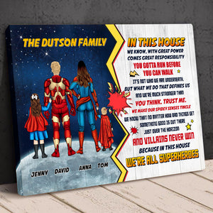 Family 04QHTN010423TM Personalized Canvas Print - Poster & Canvas - GoDuckee