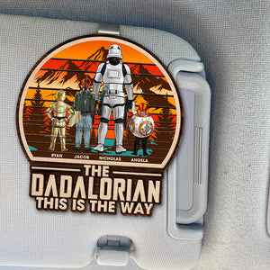 Personalized Gifts For Dad Car Visor Clip 032xqqn040325hhhg - Car Visor Clip - GoDuckee