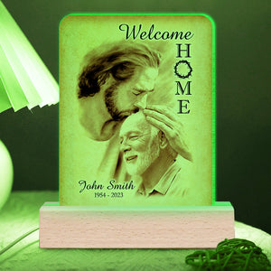 Memorial Gifts, Personalized Led Light, Gifts For Heaven - Led Night Light - GoDuckee