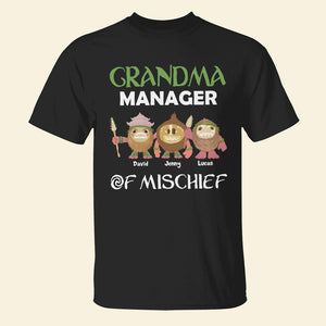 Personalized Gifts For Mom Shirt Mom Manager Of Mischief 051QHTN160124 - 2D Shirts - GoDuckee
