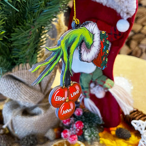 Family-Personalized Wood Ornament - Gift For Family- Christmas Gift- Family Ornament-PW17-ORNM-WOOD-01acdt080923 - Ornament - GoDuckee