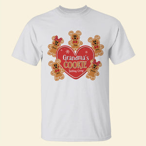 Grandma's Cookie Tasting Crew, Personalized Gingerbread Shirt 01HUTN220723 - Shirts - GoDuckee