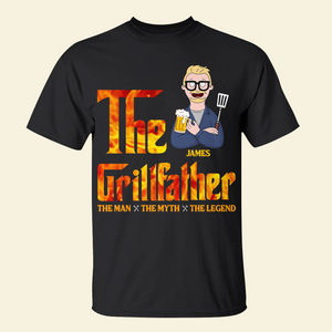 Personalized Gifts For Dad Shirt The GrillFather 04acpu110225hg - Shirts - GoDuckee