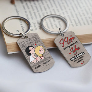 Personalized Gifts For Couple Keychain Naughty Couple 01XQDT191224HH - Keychains - GoDuckee