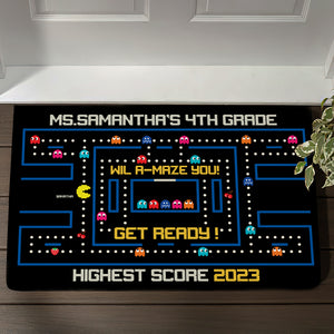 Gift For Teacher, Personalized Doormat, Teacher Custom Name Doormat, Back To School Gift 03HTHN260723 - Doormat - GoDuckee