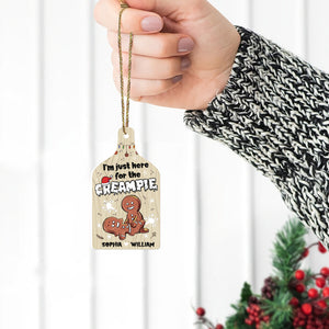 I'm Just Here For The Creampie, Personalized Ornament, Christmas Gifts - Ornament - GoDuckee