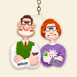 Personalized Gifts For Couple Keychain 061ACPU121124PA - Keychains - GoDuckee