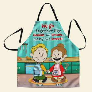 Personalized Gifts For Couple Aprons 01ohpu211224 - Aprons - GoDuckee