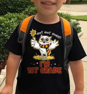 Hoot Hoot Hooray, Gift For Kids, Personalized Shirt, Back To School Shirt, Summer Gift 04HUHN030723 - Shirts - GoDuckee