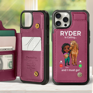 Personalized Gifts For Horse Lovers 04acpu190325 Leather Flip Wallet Phone Case - Phone Case - GoDuckee