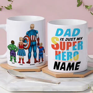 Personalized Gifts For Dad Coffee Mug Dad Is The Best 031TOQN240325PA - Coffee Mug - GoDuckee