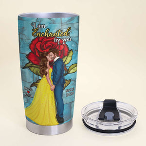 Personalized Gifts For Couple Tumbler I Am Enchanted By You - Tumbler Cups - GoDuckee