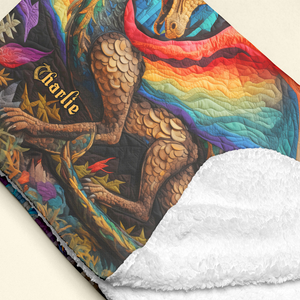Personalized Gifts For LGBT Blanket, Pride Dragon 02qhpu120924 - Blanket - GoDuckee
