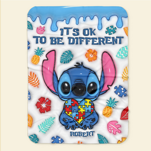 Personalized Gifts For Autism Blanket Inflated Effect 03ohpu200225 - Blanket - GoDuckee